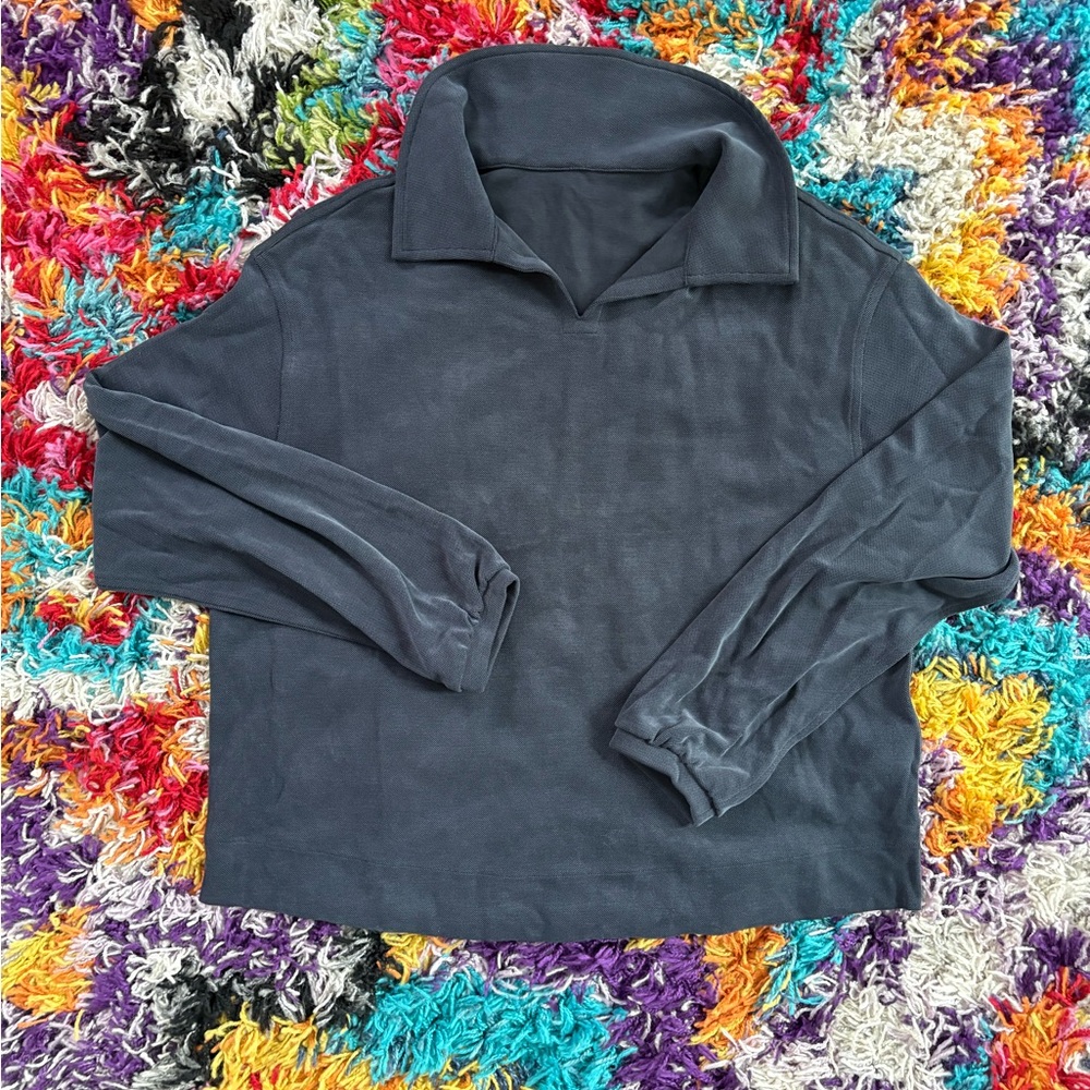 lululemon athletica Dark Gray Long Sleeve Top